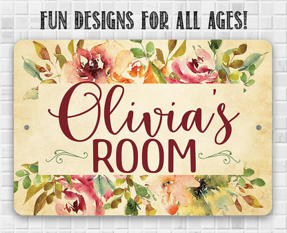 Personalized - My Room - Metal Sign