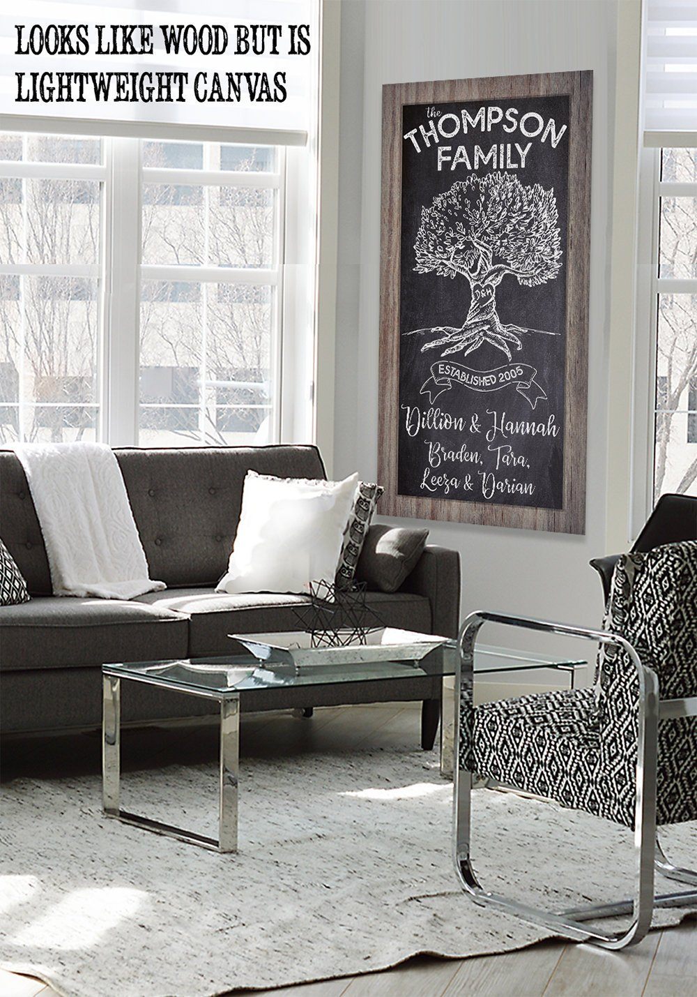 Personalized - Old Family Tree - Canvas