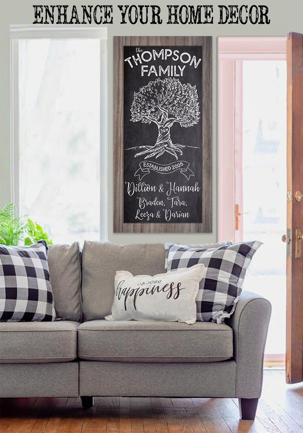 Personalized - Old Family Tree - Canvas