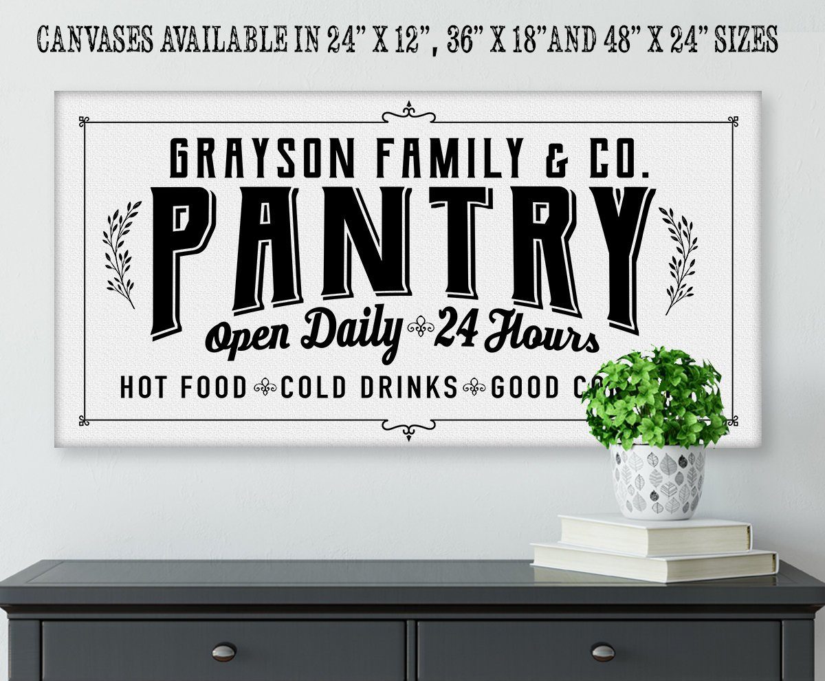 Personalized - Pantry - Canvas