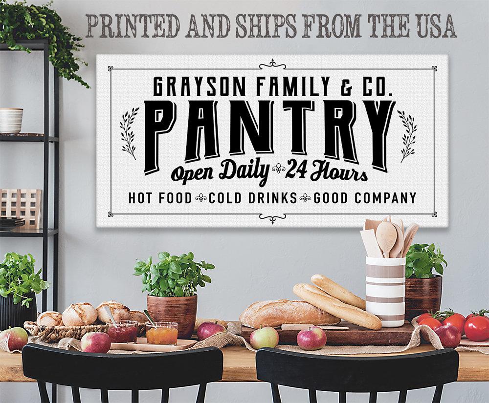 Personalized - Pantry - Canvas