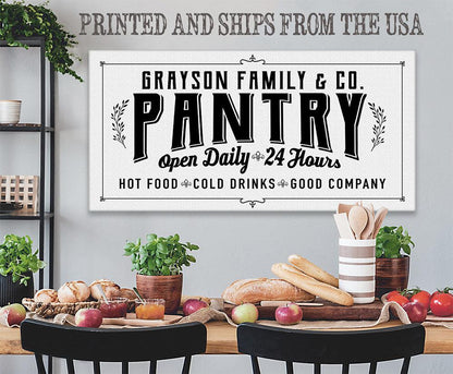 Personalized - Pantry - Canvas