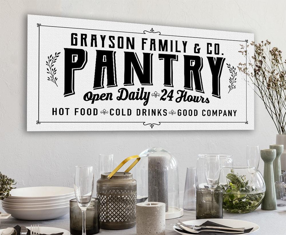 Personalized - Pantry - Canvas