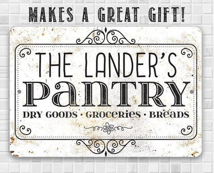 Personalized - Pantry - Metal Sign
