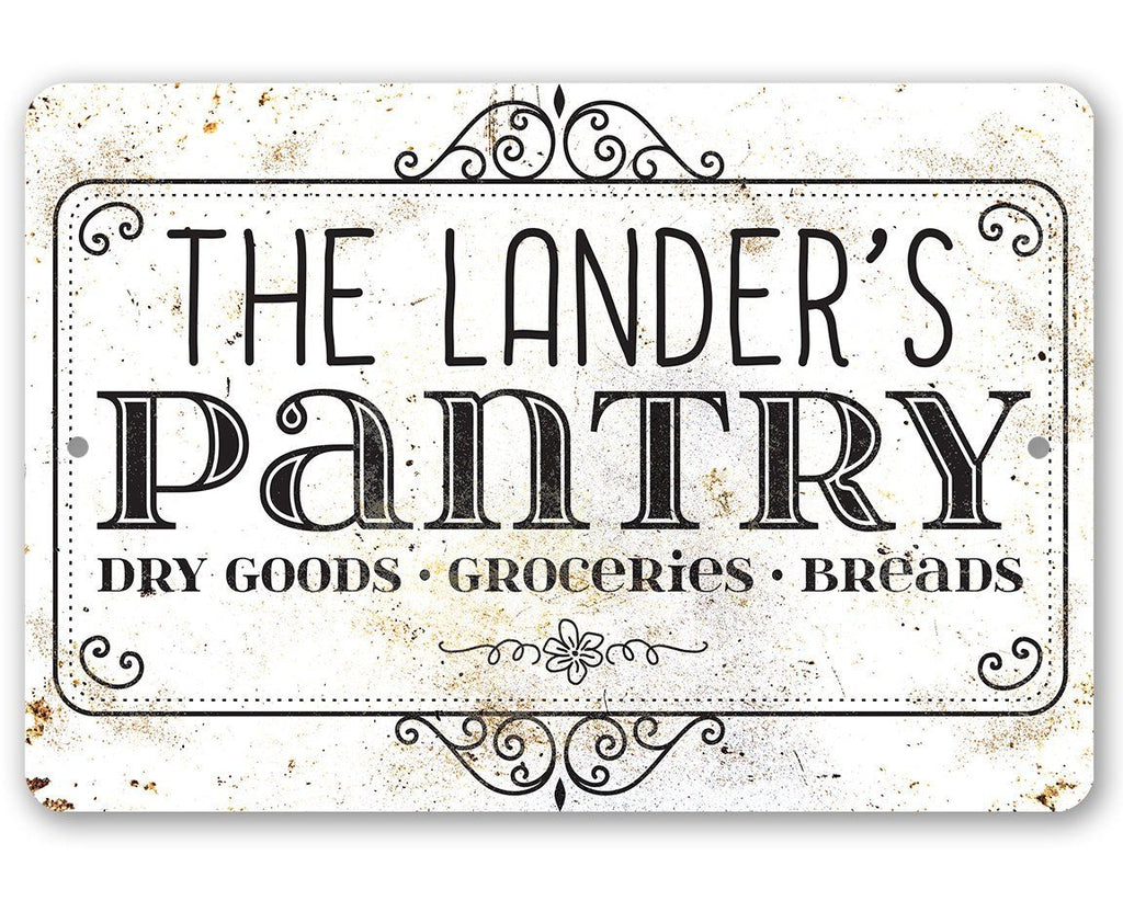 Personalized - Pantry - Metal Sign
