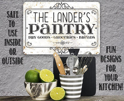 Personalized - Pantry - Metal Sign