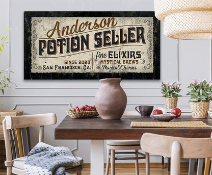 Personalized - Potion Seller - Canvas