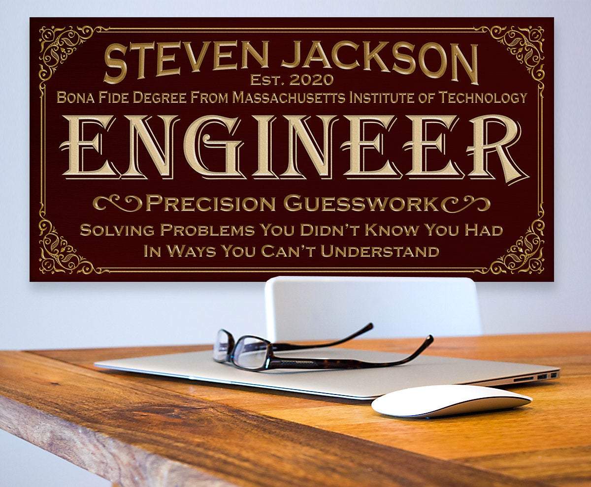 Personalized - Professional Engineer - Canvas