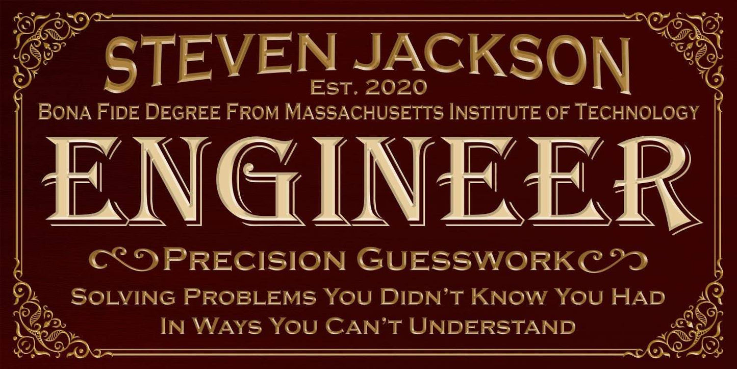 Personalized - Professional Engineer - Canvas