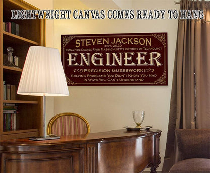 Personalized - Professional Engineer - Canvas