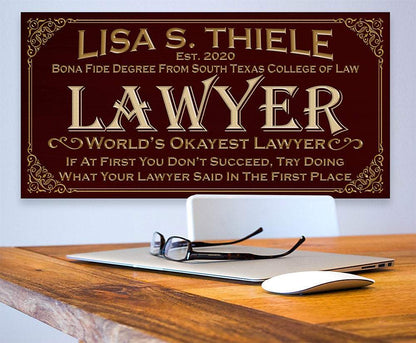 Personalized - Professional Lawyer - Canvas