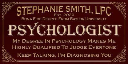 Personalized - Professional Psychologist - Canvas