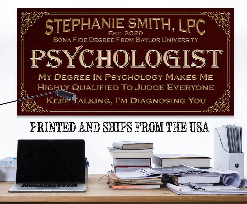 Personalized - Professional Psychologist - Canvas