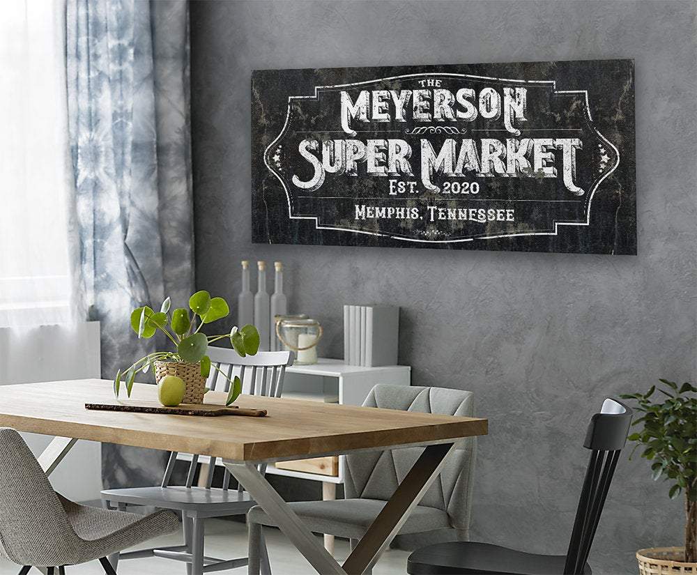 Personalized - Super Market - Canvas