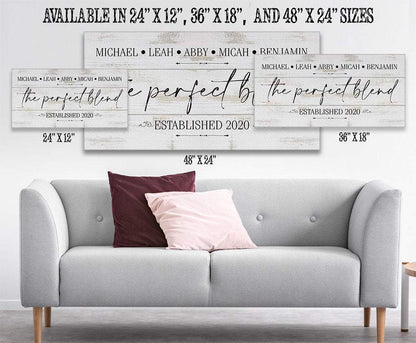 Personalized - The Perfect Blend - Canvas