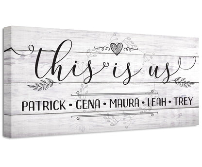 Personalized - This Is Us - Canvas