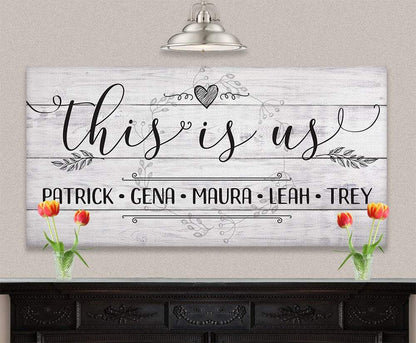 Personalized - This Is Us - Canvas