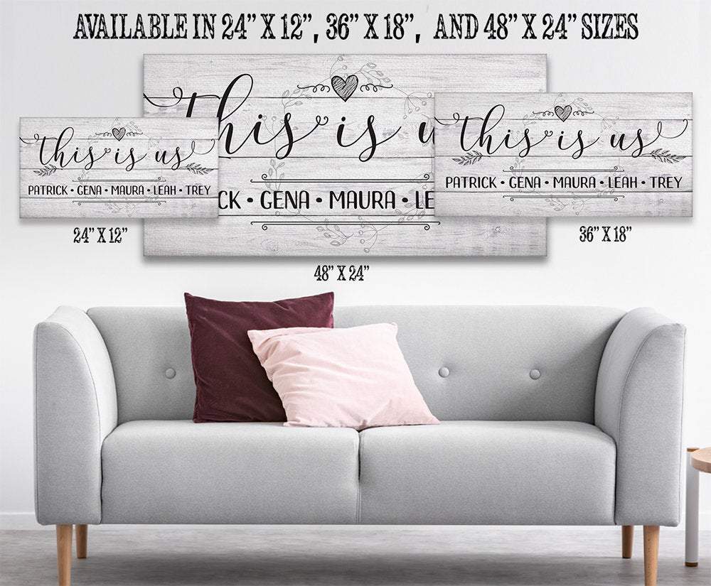 Personalized - This Is Us - Canvas
