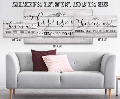 Personalized - This Is Us - Canvas