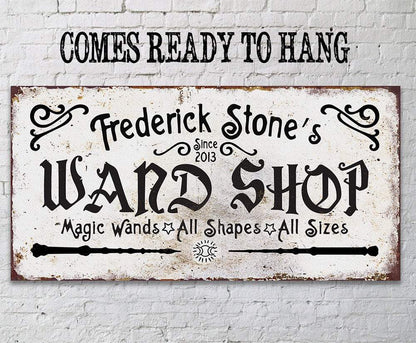 Personalized - Wand Shop - Canvas
