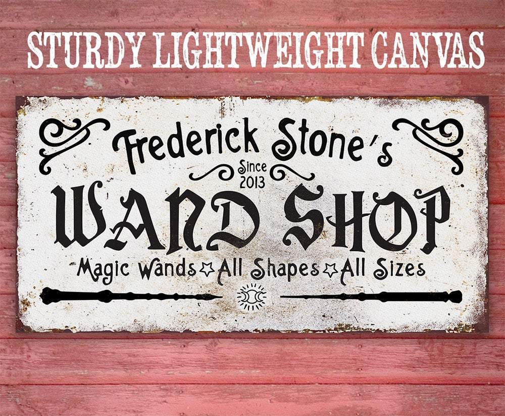 Personalized - Wand Shop - Canvas