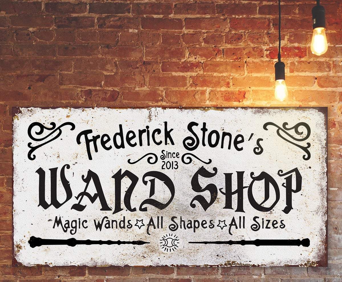 Personalized - Wand Shop - Canvas