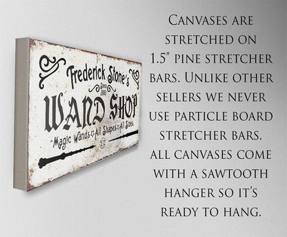Personalized - Wand Shop - Canvas