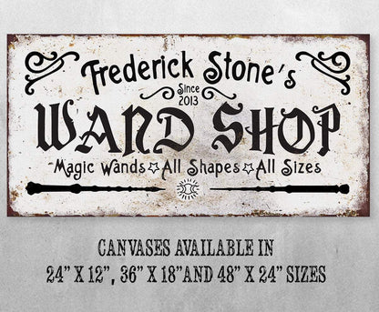 Personalized - Wand Shop - Canvas