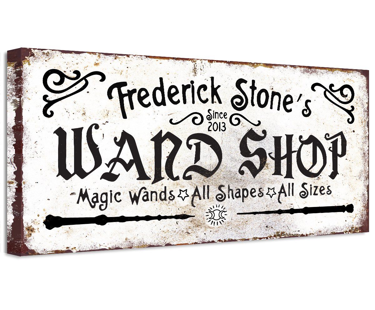 Personalized - Wand Shop - Canvas
