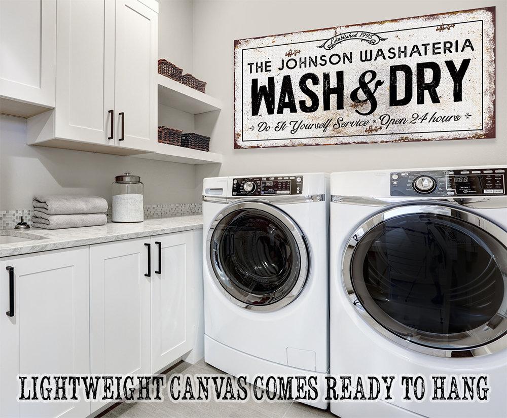 Personalized - Wash And Dry - Canvas