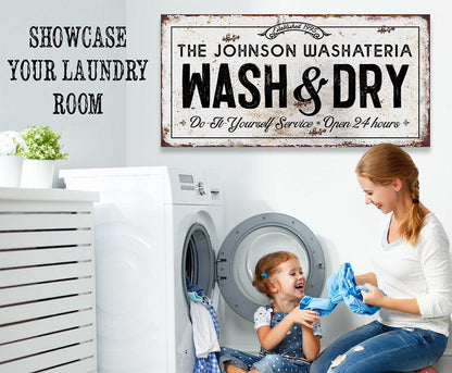 Personalized - Wash And Dry - Canvas