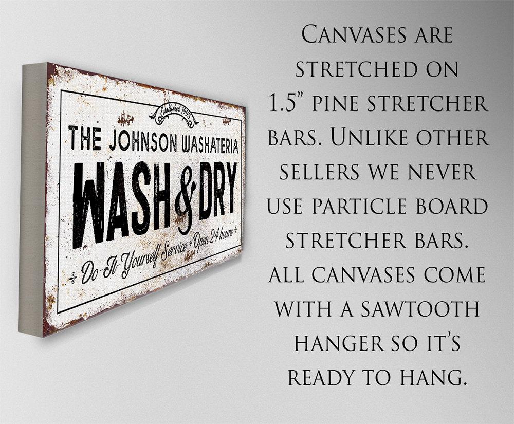 Personalized - Wash And Dry - Canvas