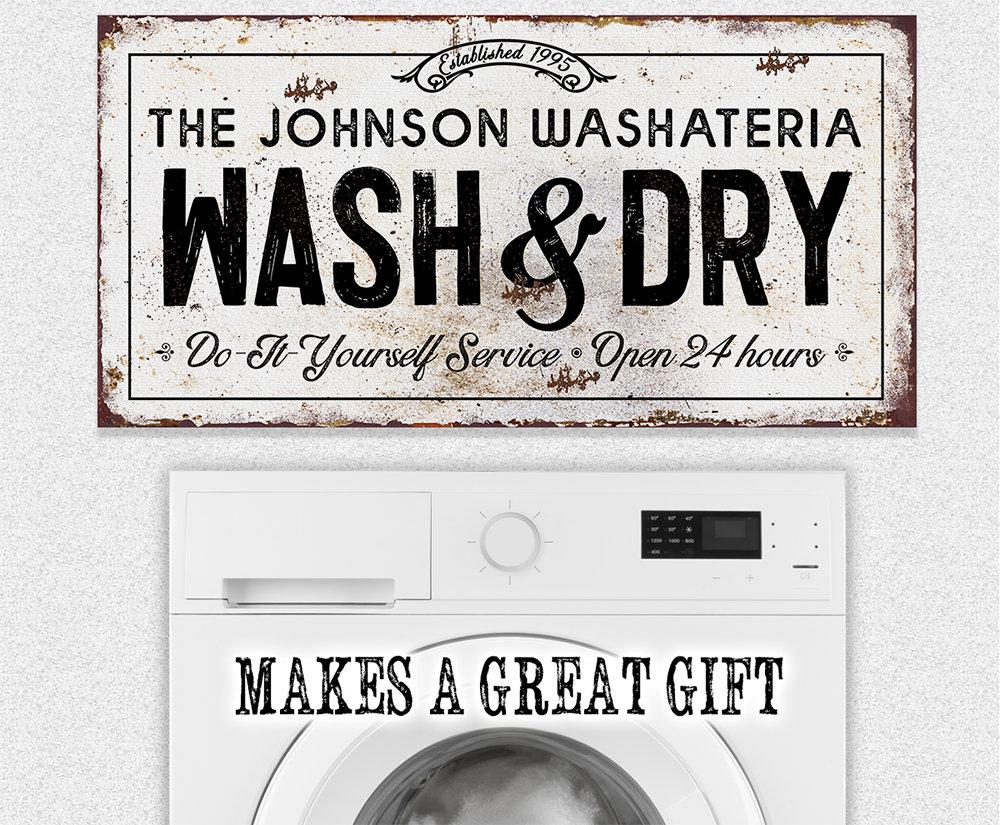 Personalized - Wash And Dry - Canvas