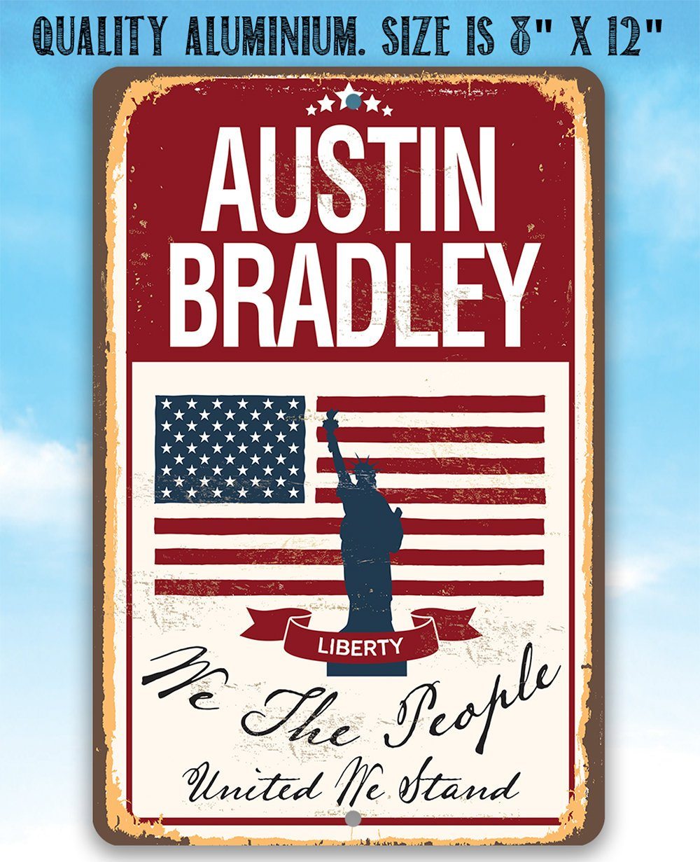 Personalized - We The People - Metal Sign