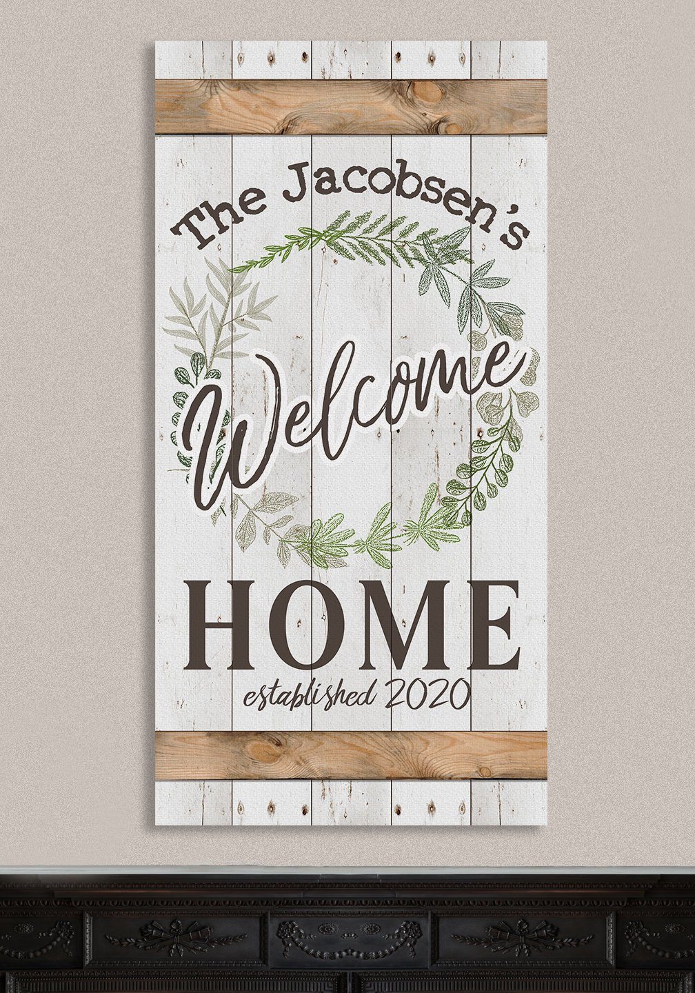Personalized - Welcome - Canvas