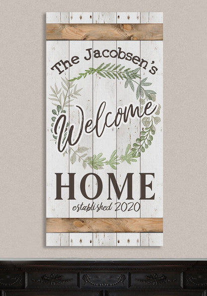 Personalized - Welcome - Canvas