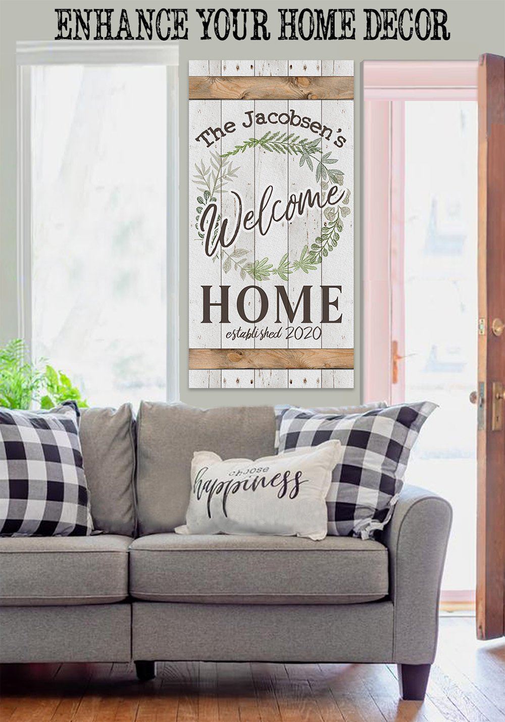 Personalized - Welcome - Canvas