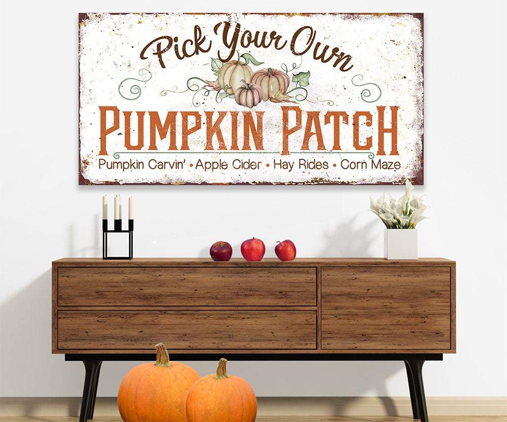 Pick Your Own Pumpkin - Canvas