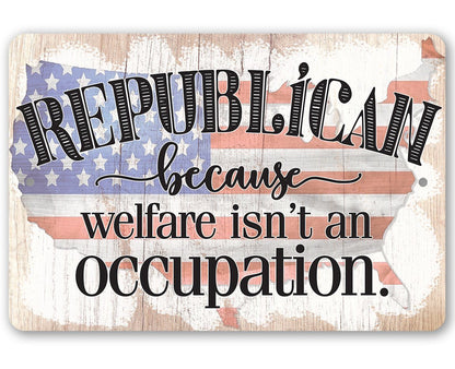 Republican - Metal Sign