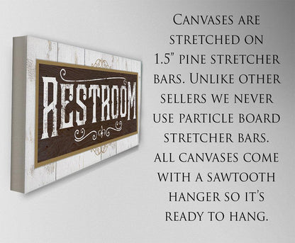 Restroom - Canvas