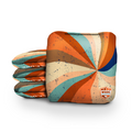 Retro Swirl Orange - 6 Inch WSOC Official Pro Cornhole Bags