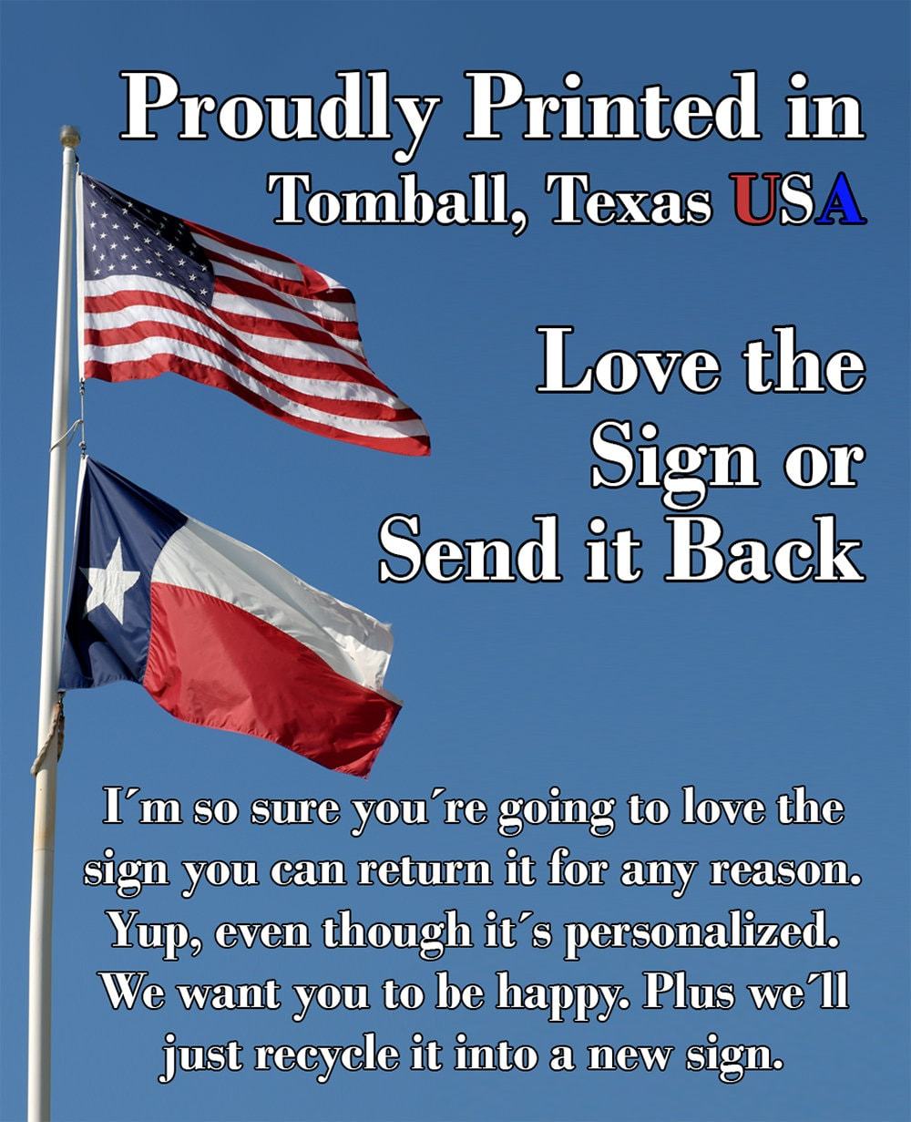Rules for Camping - Metal Sign