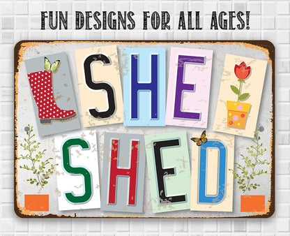 She Shed - Metal Sign