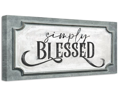 Simply Blessed - Canvas
