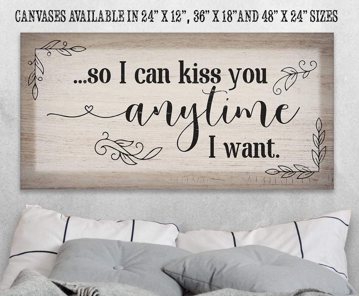 So I Can Kiss You - Canvas
