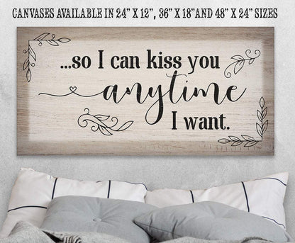 So I Can Kiss You - Canvas