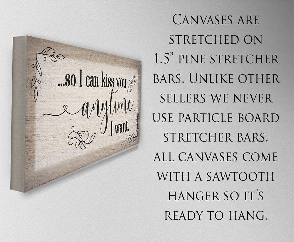 So I Can Kiss You - Canvas