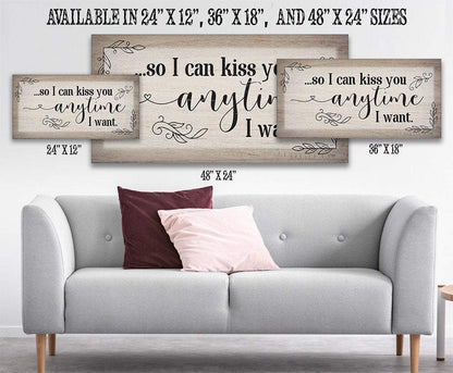 So I Can Kiss You - Canvas
