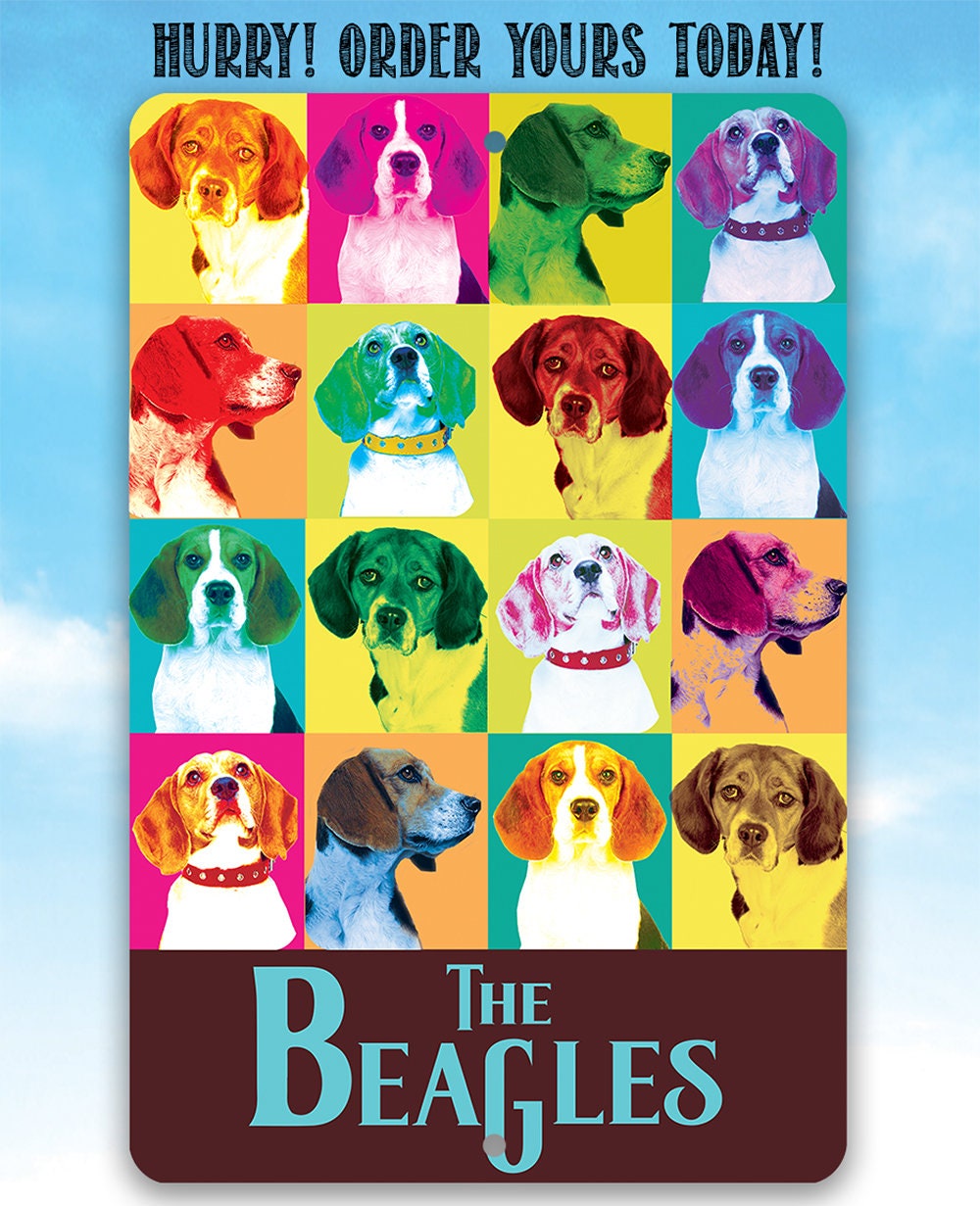 The Beagles - Metal Sign