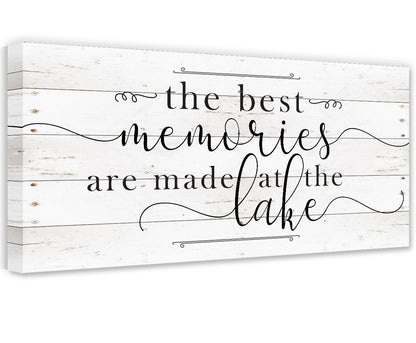 The Best Memories Lake - Canvas